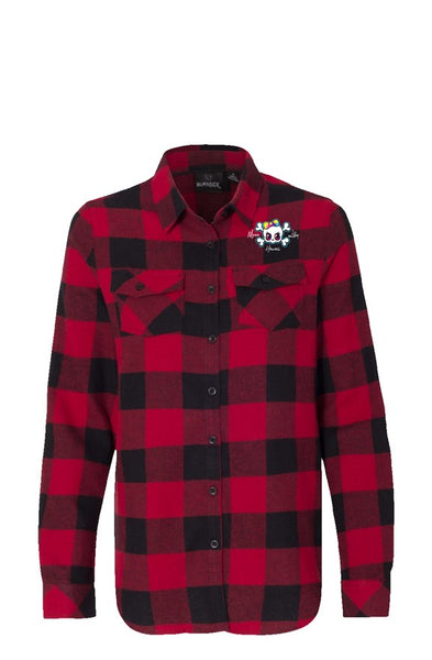 Womens Long Sleeve Red Flannel