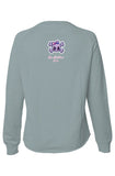 Womens Lightweight Wash Sweatshirt