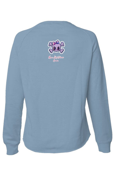 Womens Lightweight Wash Sweatshirt