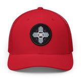Embroidered Desert MOON LILLY Patch Trucker Hat