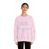 Wellness Crewneck Sweatshirt — "Moon Lilly Wellness" Cozy Self-Care Pullover