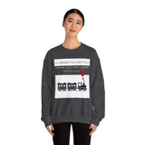 Kind Train Unisex Crewneck Sweatshirt - Keep warm while giving some good energy to those around you.