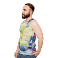 Unisex Tank Top WHAT DID YOU LEARN AT ART SCHOOL?(AOP)