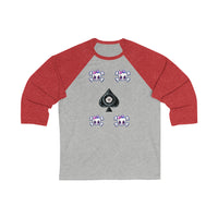 Unisex 3\4 Sleeve Baseball Tee