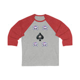 Unisex 3\4 Sleeve Baseball Tee