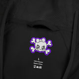 Windbreaker Jacket — Purple Lotus Mandala Graphic Hooded Windbreaker