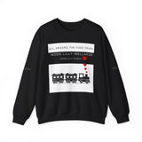 Kind Train Unisex Crewneck Sweatshirt - Keep warm while giving some good energy to those around you.