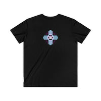 V neck heather series skully