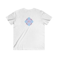 V neck heather series skully