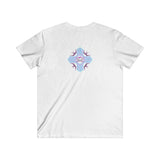 V neck heather series skully