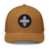Embroidered Desert MOON LILLY Patch Trucker Hat