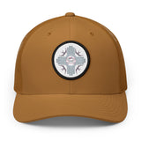 Embroidered Desert MOON LILLY Patch Trucker Hat