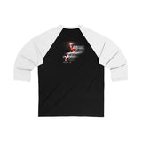 Unisex 3/4 Sleeve Baseball Tee - Deuces