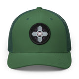 Embroidered Desert MOON LILLY Patch Trucker Hat
