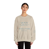 Wellness Crewneck Sweatshirt — "Moon Lilly Wellness" Cozy Self-Care Pullover