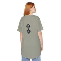 Unisex Long Body Urban Tee Double double