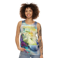 Unisex Tank Top WHAT DID YOU LEARN AT ART SCHOOL?(AOP)