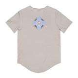 Fashionable and casual…..Modern in front logo in the back