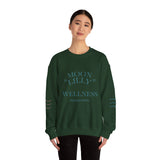 Wellness Crewneck Sweatshirt — "Moon Lilly Wellness" Cozy Self-Care Pullover