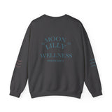 Wellness Crewneck Sweatshirt — "Moon Lilly Wellness" Cozy Self-Care Pullover