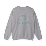 Wellness Crewneck Sweatshirt — "Moon Lilly Wellness" Cozy Self-Care Pullover