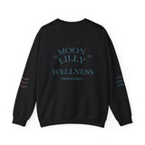 Wellness Crewneck Sweatshirt — "Moon Lilly Wellness" Cozy Self-Care Pullover