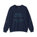 Wellness Crewneck Sweatshirt — "Moon Lilly Wellness" Cozy Self-Care Pullover