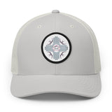 Embroidered Desert MOON LILLY Patch Trucker Hat