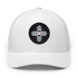 Embroidered Desert MOON LILLY Patch Trucker Hat