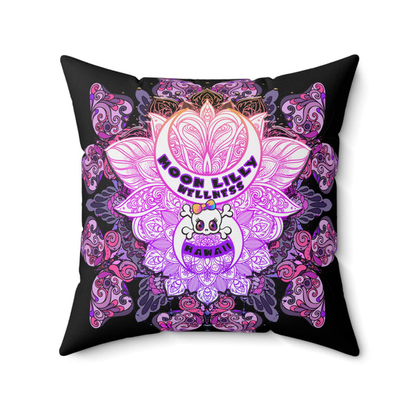 Moon Lilly Mandala Pillow