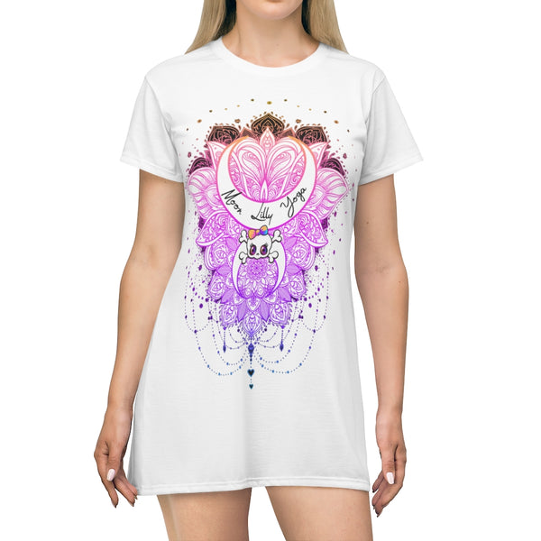 All Over Print T-Shirt Dress