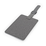 Saffiano Leather Luggage Tag, Rectangle