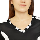Women's Long Sleeve V-neck Shirt (AOP)