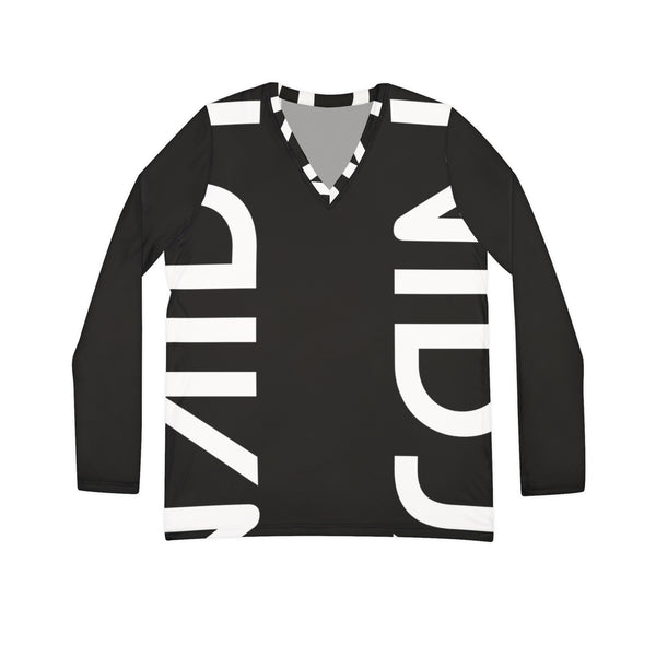 Women's Long Sleeve V-neck Shirt (AOP)