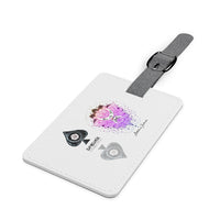 Saffiano Leather Luggage Tag, Rectangle